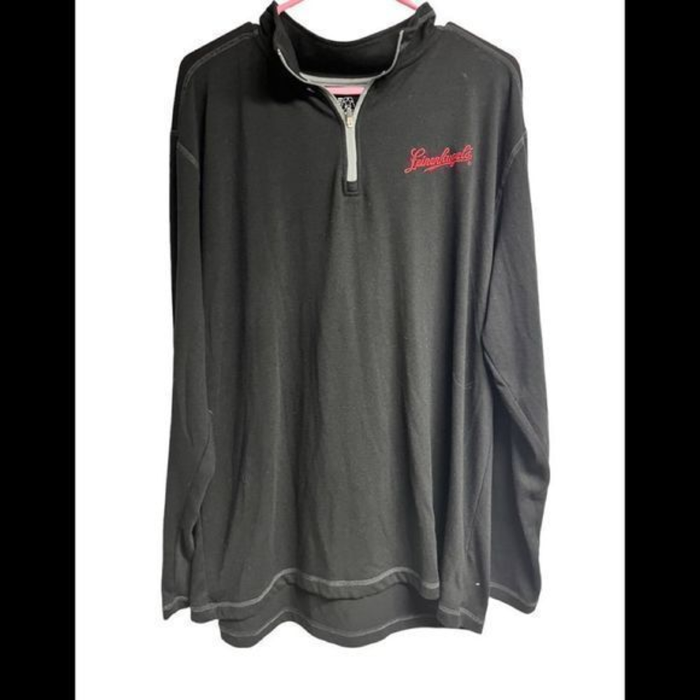 J-America‎ sportswear Leinenkugel black pullover size XL